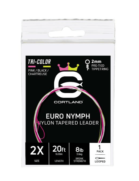 Cortland - Euro Nymph Leader 20ft - Tippet, Leader & Accessories - Fly Fish Food