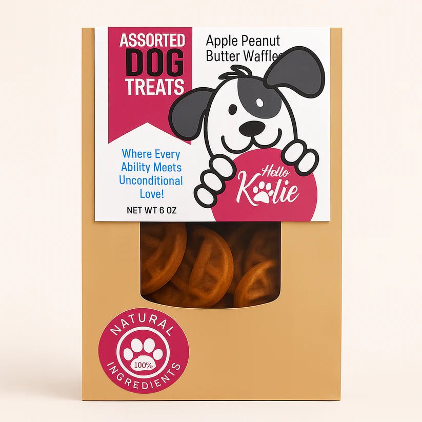 Katie's Treats - Apple Peanut Butter Waffle Dog Treats - Accessories & Misc - Fly Fish Food