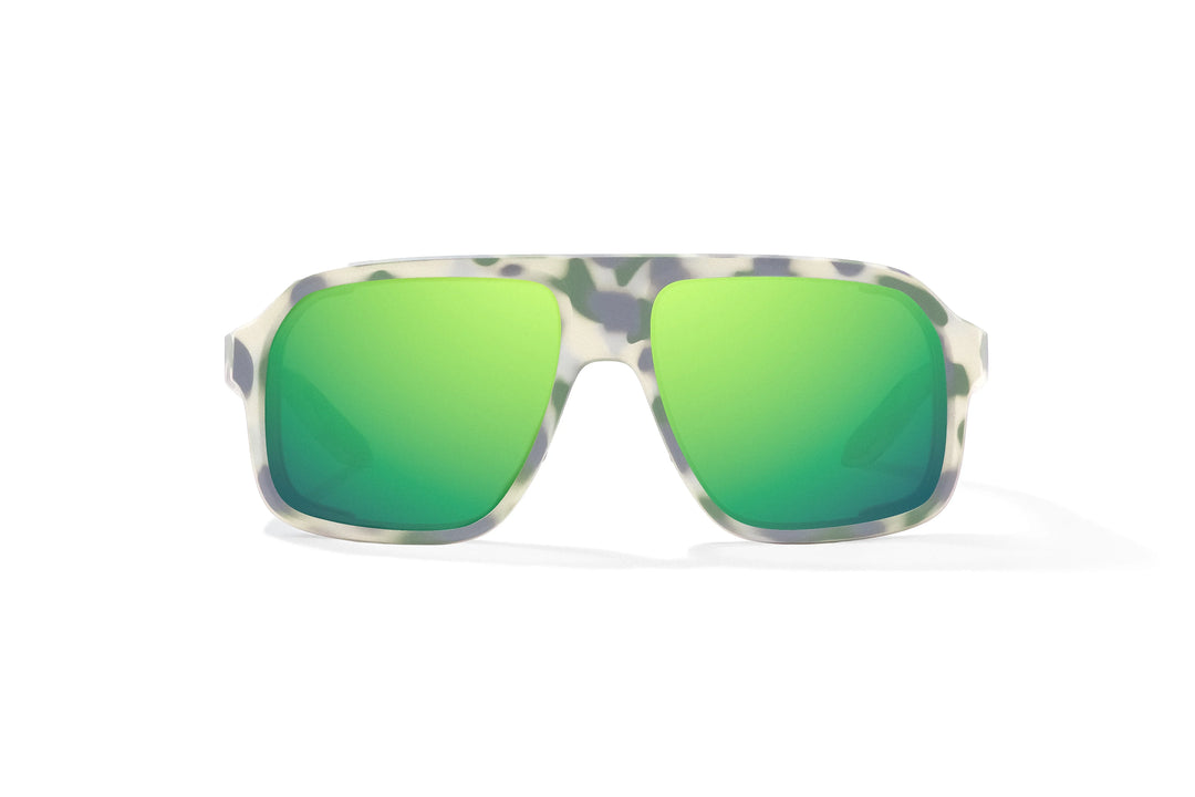 Cocho Marsh Camo Matte / Green Mirror (Glass)