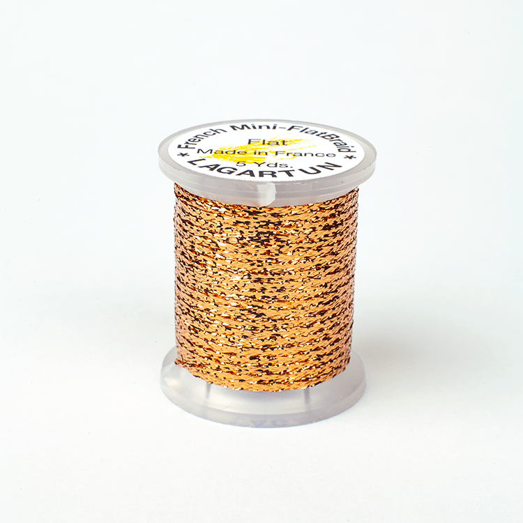 Lagartun Mini Flatbraid - Wire , Tinsel & Lead - Fly Fish Food