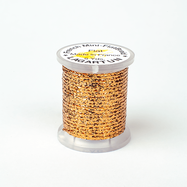 Lagartun Mini Flatbraid - Wire , Tinsel & Lead - Fly Fish Food