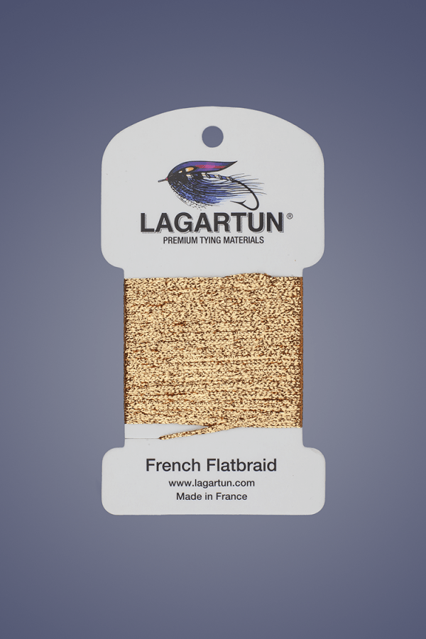 Lagartun Flatbraid - Wire , Tinsel & Lead - Fly Fish Food