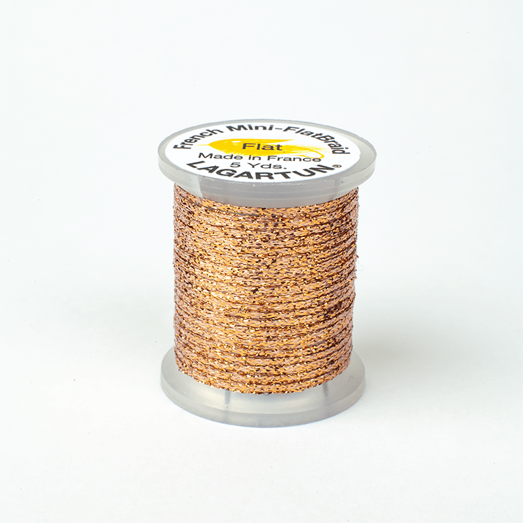 Lagartun Mini Flatbraid - Wire , Tinsel & Lead - Fly Fish Food