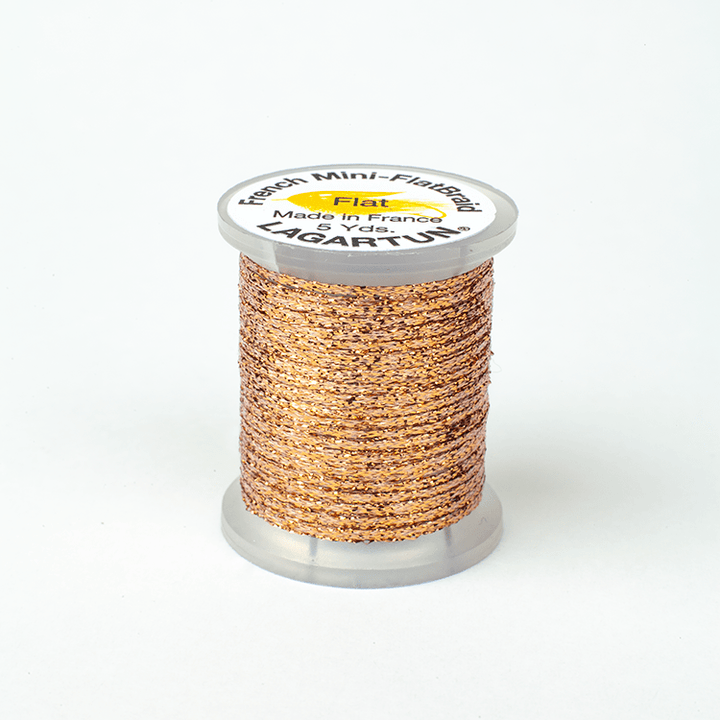 Lagartun Mini Flatbraid - Wire , Tinsel & Lead - Fly Fish Food
