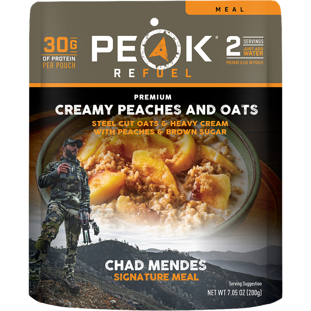 Peaches & Cream Steel Cut Oatmeal