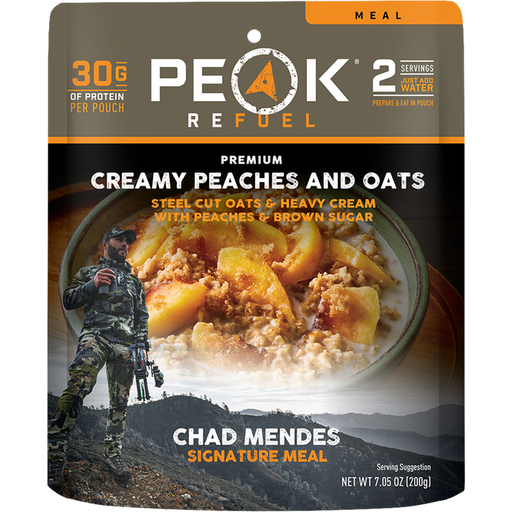 Peaches & Cream Steel Cut Oatmeal