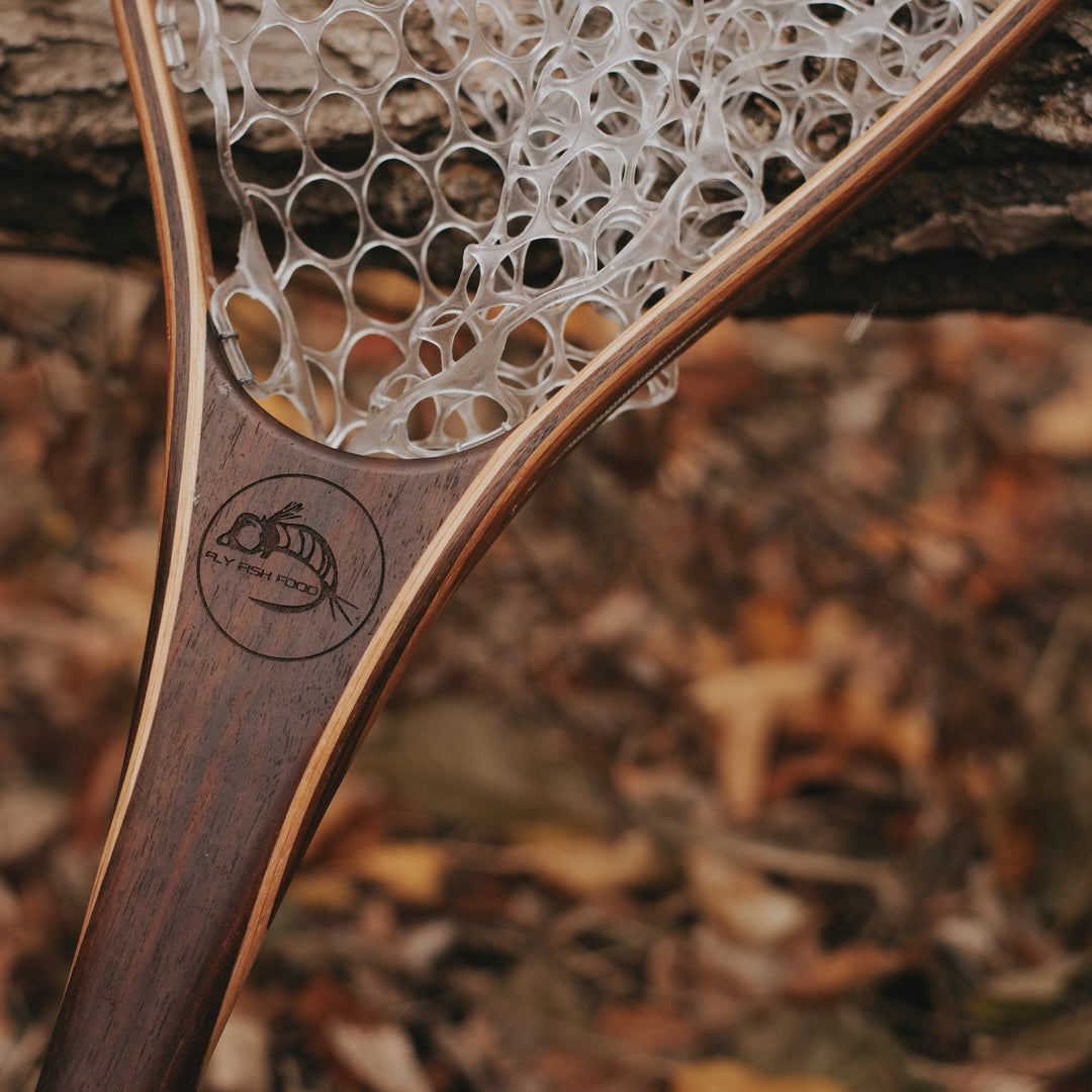 custom made fishing nets Fly Fish Food Logo