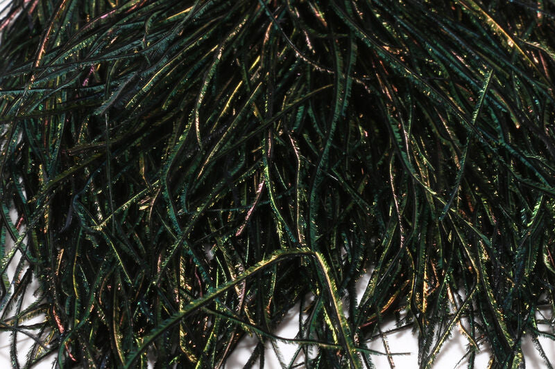 Dyed Over White Peacock Herl