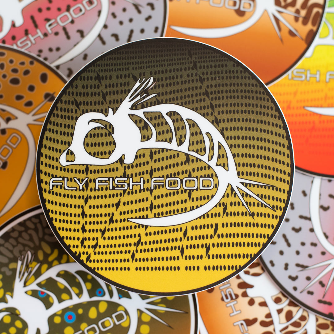 Fly Fish Food Sticker - Dorado (4")