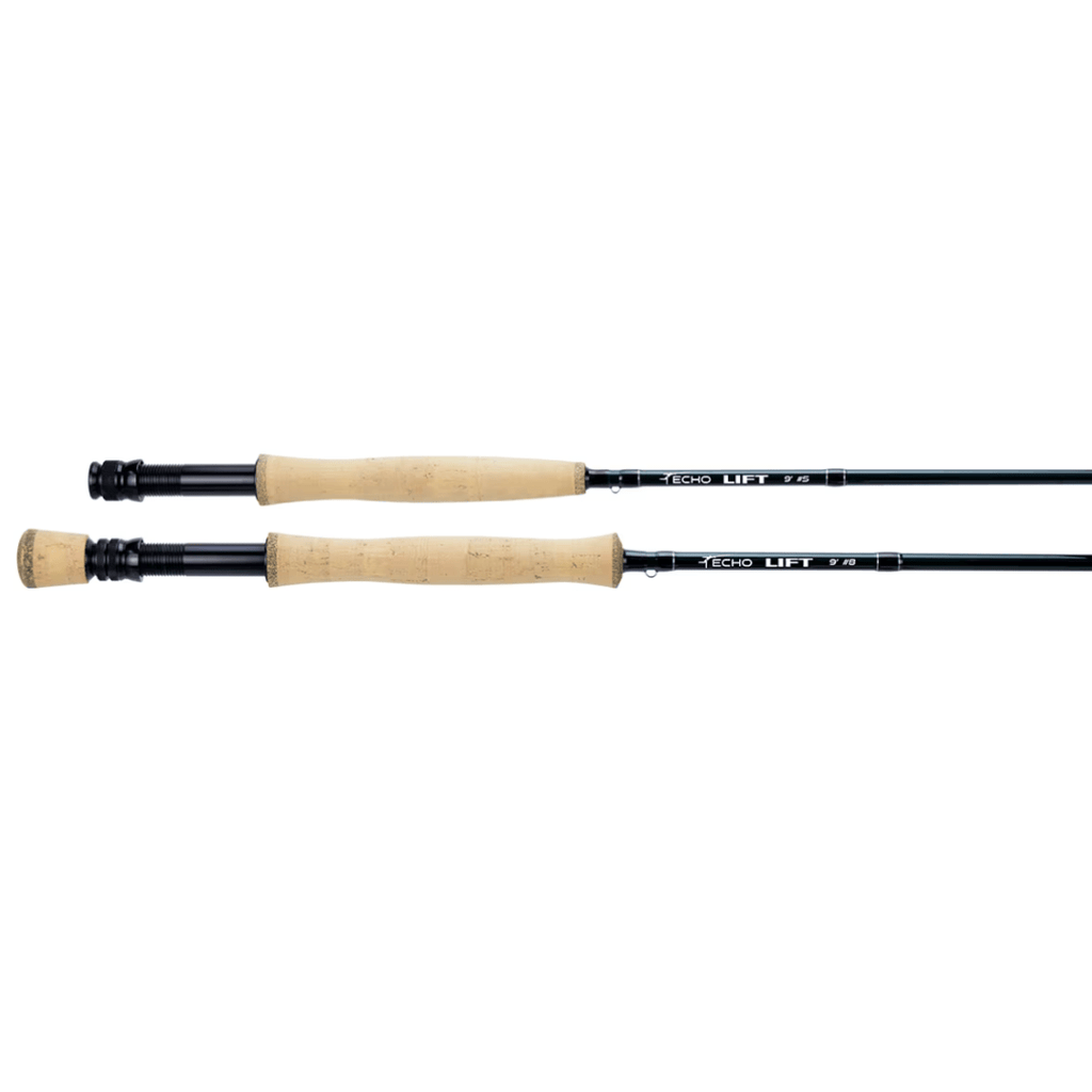 Echo Lift 8'0 #4-4 Piece Fly Rod Kit Echo Prime 8'10