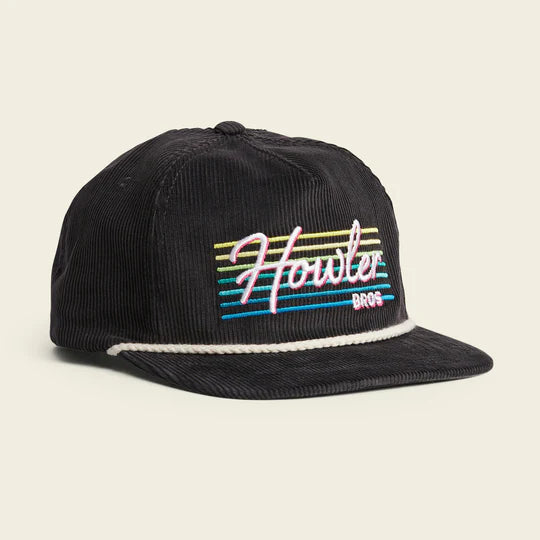 Howler Bros - Beach Club Snapback - Antique Black Corduroy