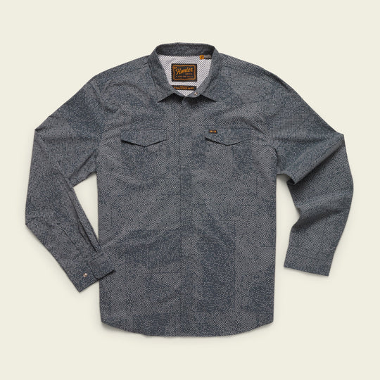Howler Bros - H Bar Tech Longsleeve - Dot Matrix: Dark Slate