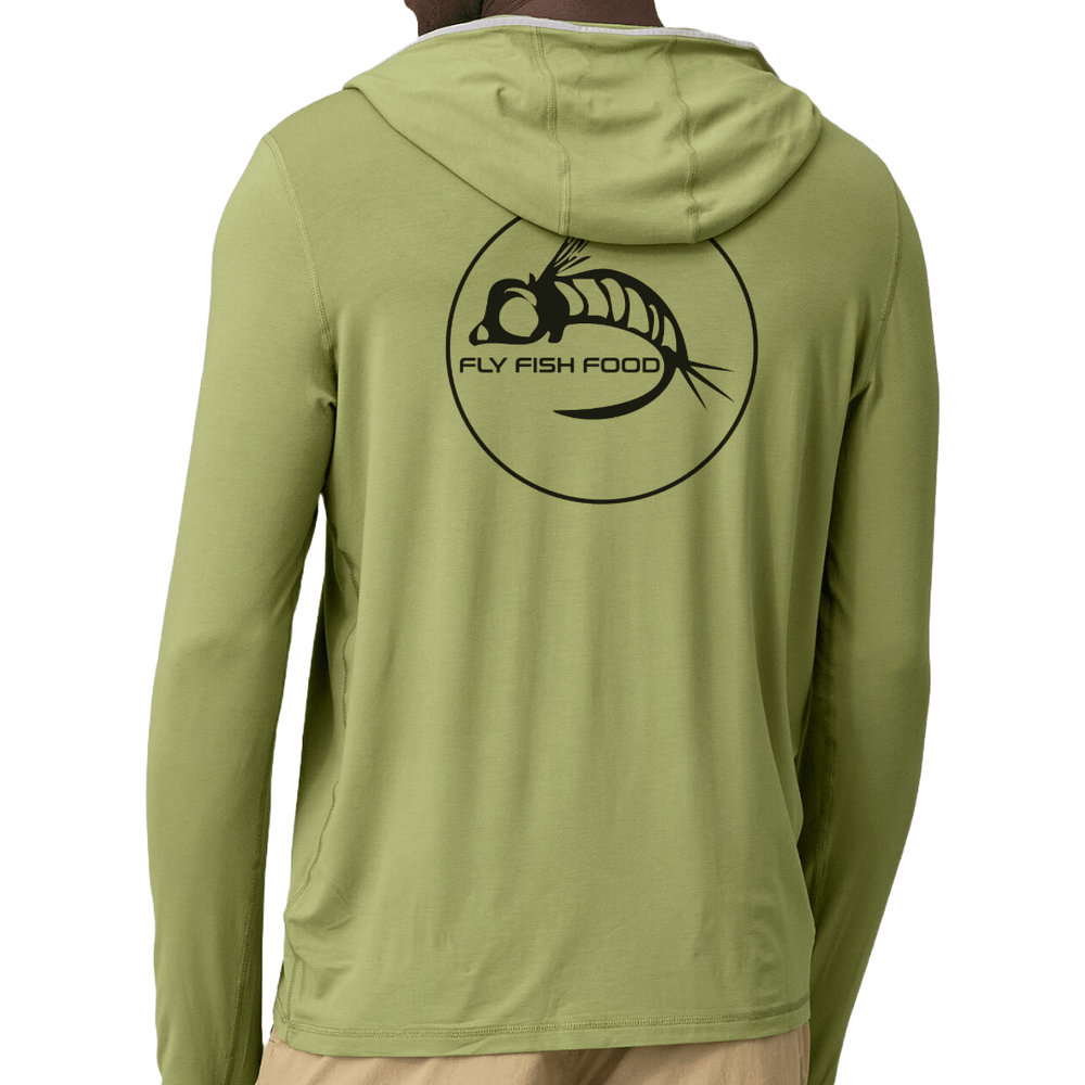 Fly Fish Food Logo - Patagonia M's Tropic Comfort Natural UPF Hoody - Apparel - Fly Fish Food