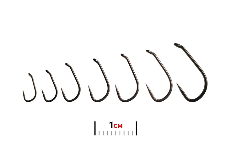 Fulling Mill 5150 Tactical Shorty Non-Reflective Black Hook - Barbless