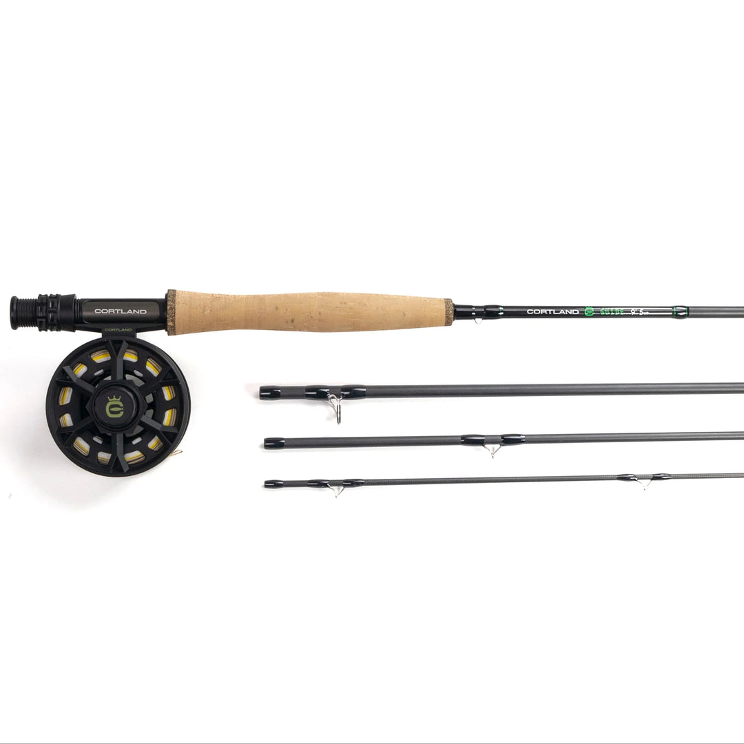 3 wt 7 fly rod with reel Cortland Guide Freshwater Outfit 7' 3 Wt