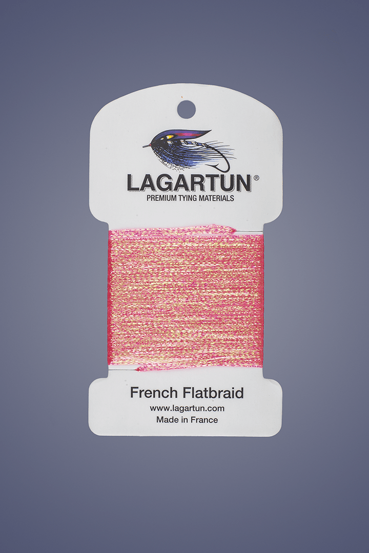 Lagartun Flatbraid - Wire , Tinsel & Lead - Fly Fish Food