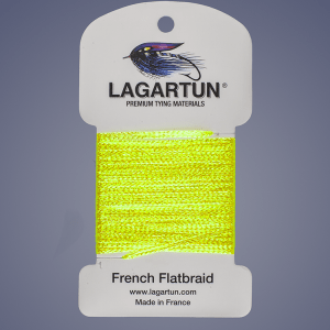 Lagartun Flatbraid - Wire , Tinsel & Lead - Fly Fish Food