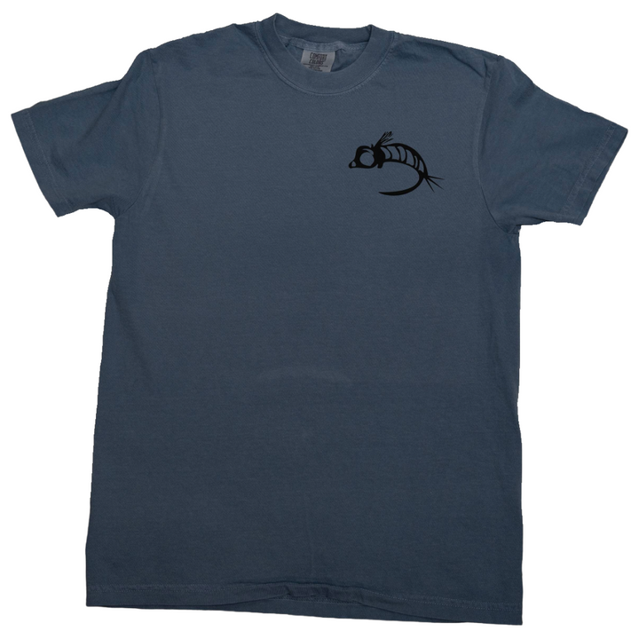Fly Fish Food Logo Tee - Blue
