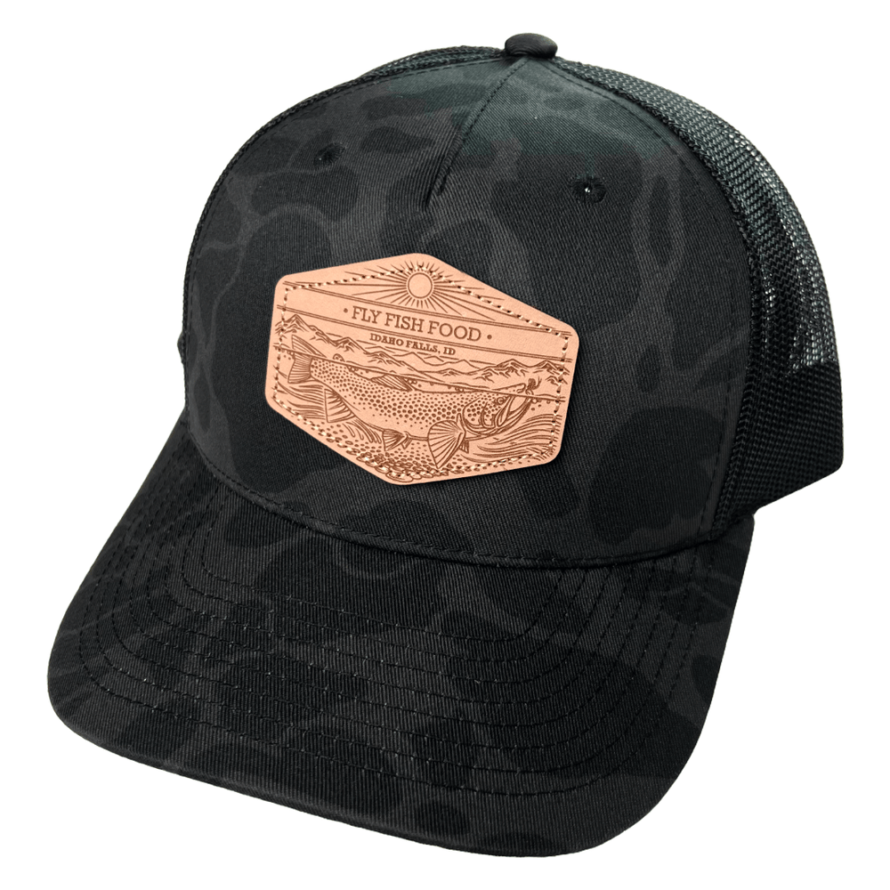 Fly Fish Food Jimmy's & Casey Underwood Hat - Duck Camo Black - Hats - Fly Fish Food