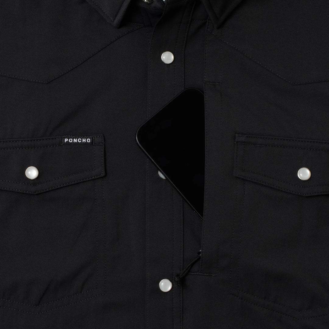 Poncho - The Bandera - Black
