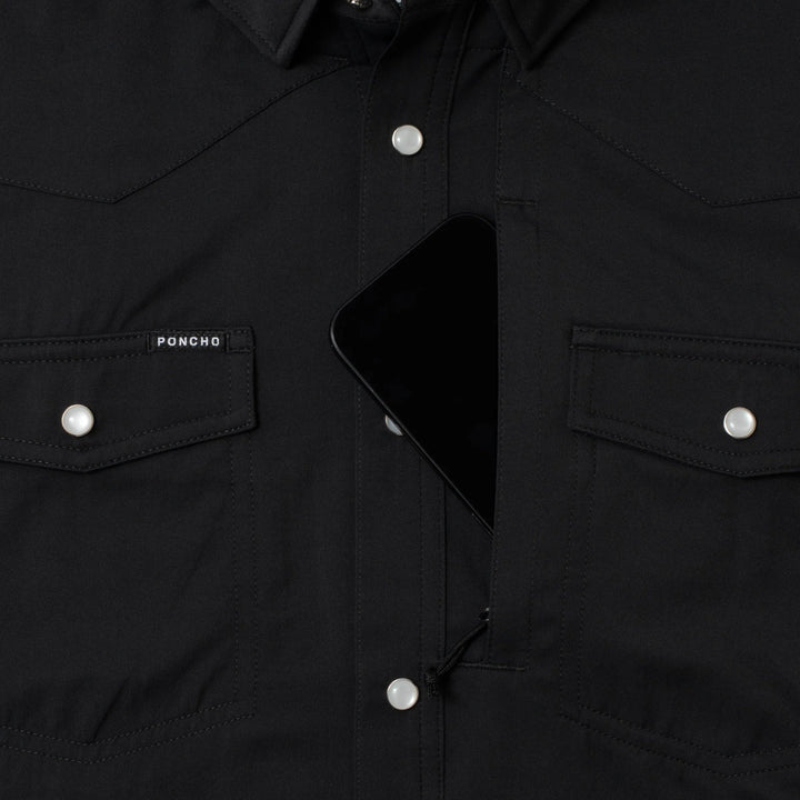 Poncho - The Bandera - Black