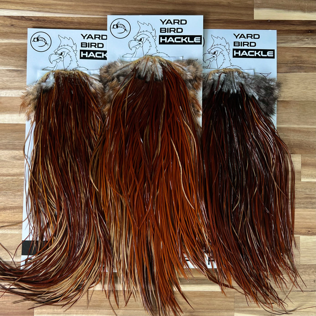 Special Purchase - Yard Bird Midge Dry Fly Saddle - Brown