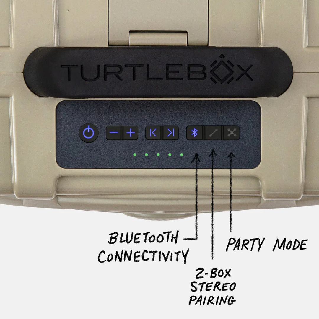Turtlebox Audio Original Gen 3 Speaker - Tan - On Water Accessories - Fly Fish Food