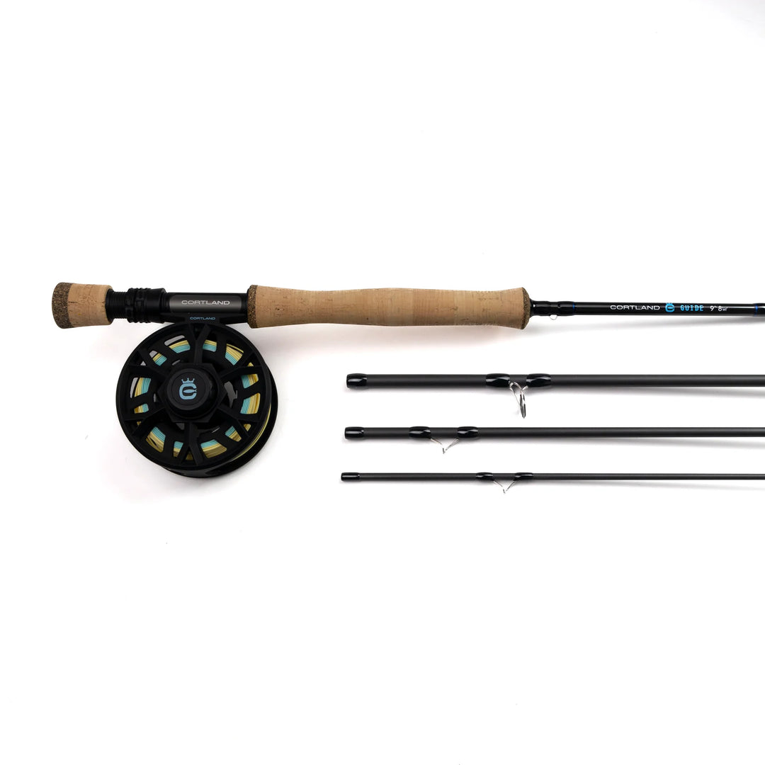 Cortland Guide Saltwater Outfit 9' 8 Wt - 4pc - Rods - Fly Fish Food