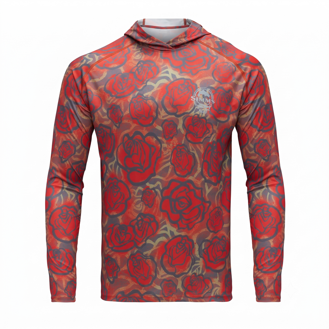 Simms - Men's Grateful Dead Solartech Hoody - Roses