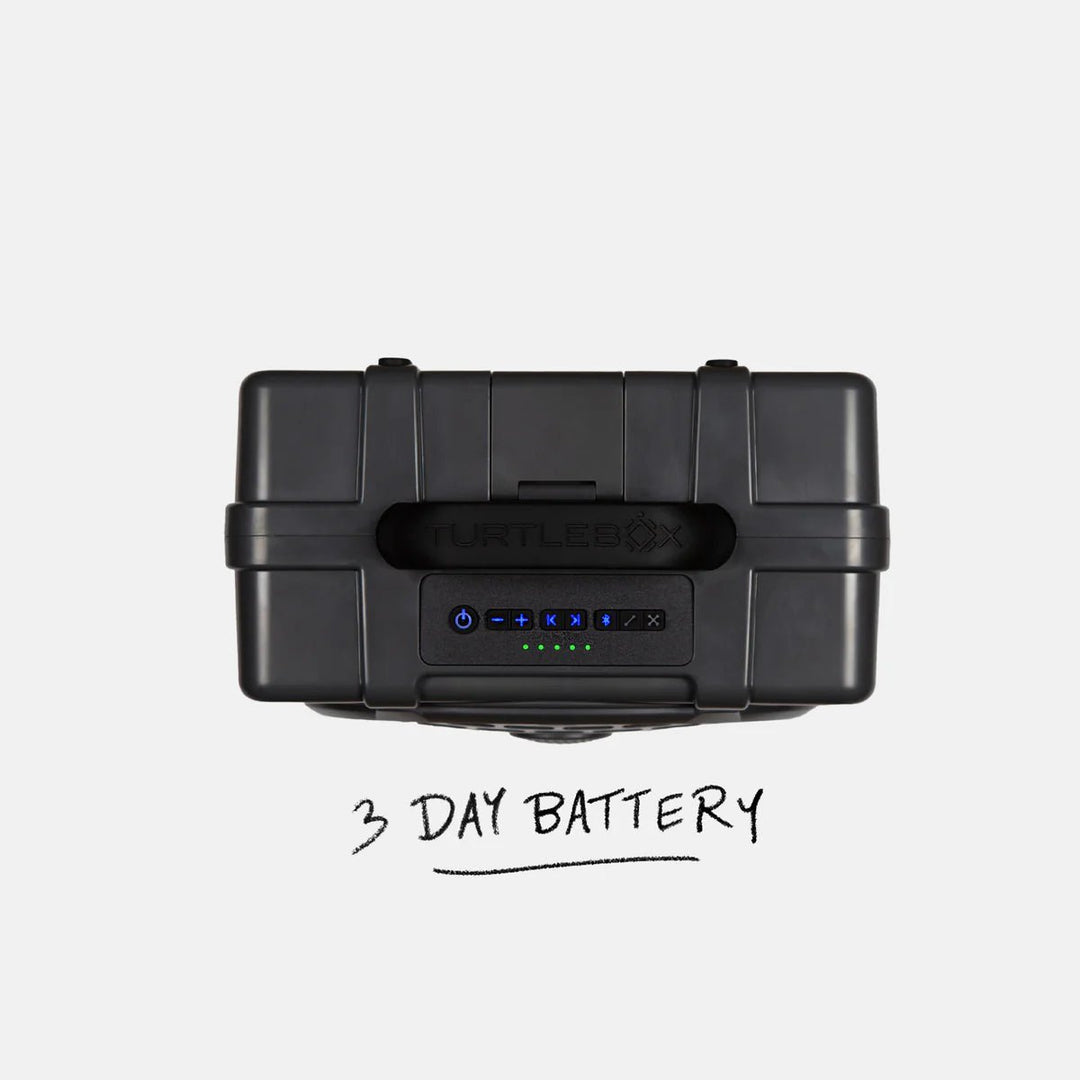 Turtlebox Audio Original Gen 3 Speaker - Gray - On Water Accessories - Fly Fish Food