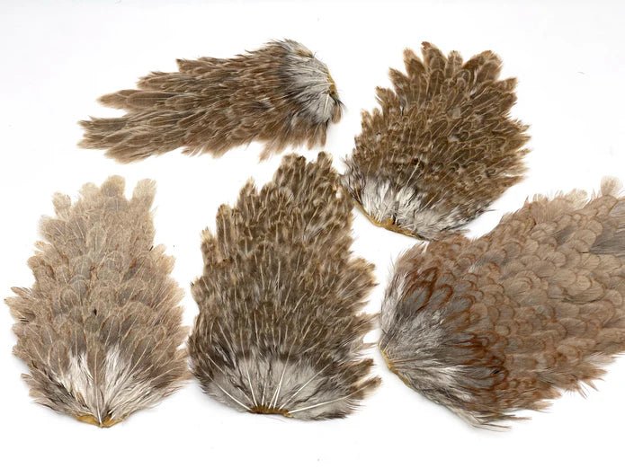 Moonlit India Hen Back Saddles - Feathers & Marabou - Fly Fish Food