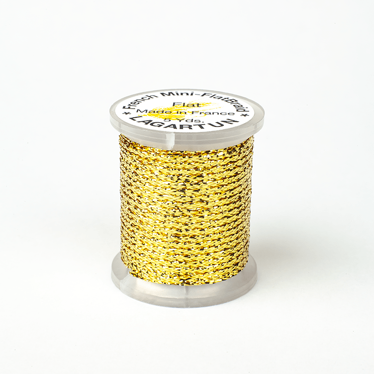 Lagartun Mini Flatbraid - Wire , Tinsel & Lead - Fly Fish Food