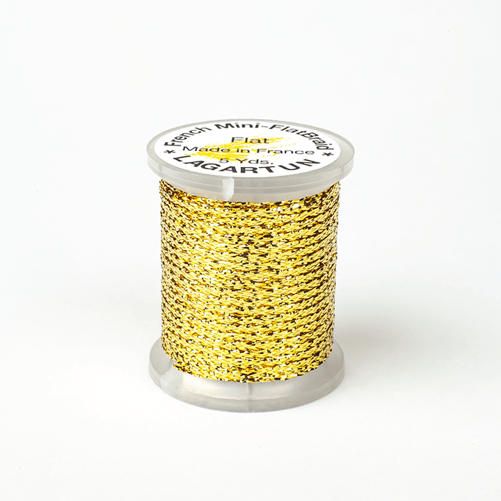 Lagartun Mini Flatbraid - Wire , Tinsel & Lead - Fly Fish Food