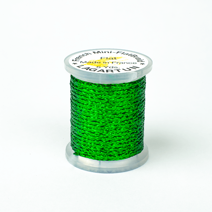 Lagartun Mini Flatbraid - Wire , Tinsel & Lead - Fly Fish Food