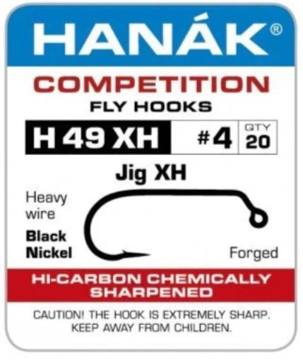 Hanak H 49 XH Jig Hooks - Hooks & Shanks - Fly Fish Food