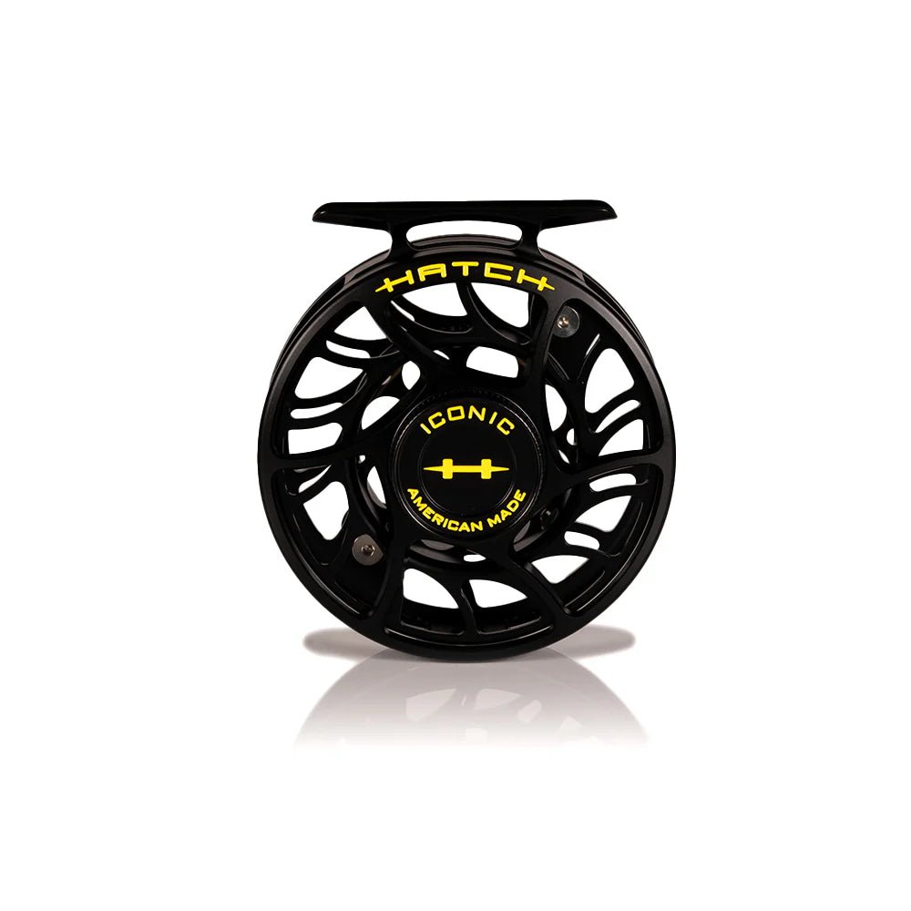 american made fly reels Hatch Custom Bat Reel Iconic Large Arbor Fly Reel 4 Plus