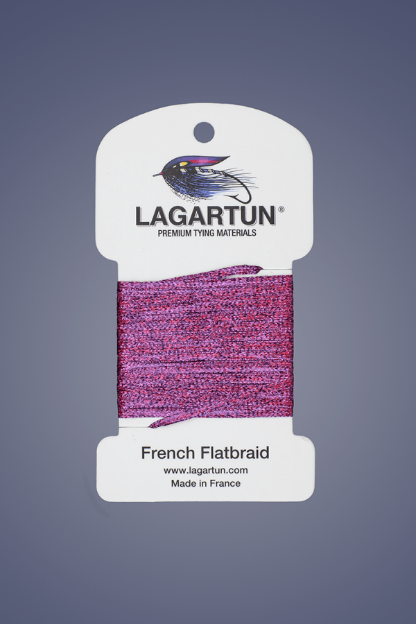 Lagartun Flatbraid - Wire , Tinsel & Lead - Fly Fish Food