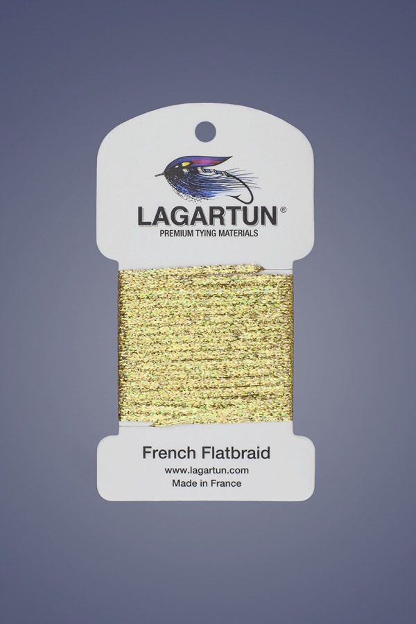 Lagartun Flatbraid - Wire , Tinsel & Lead - Fly Fish Food