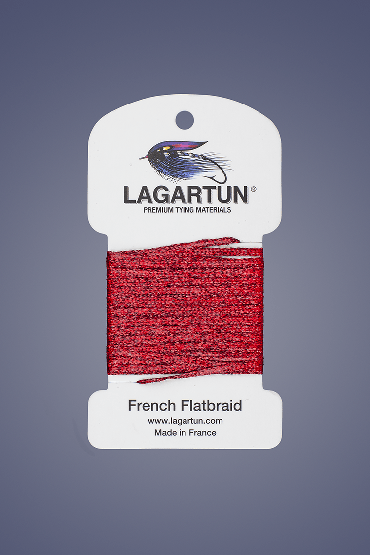Lagartun Flatbraid - Wire , Tinsel & Lead - Fly Fish Food