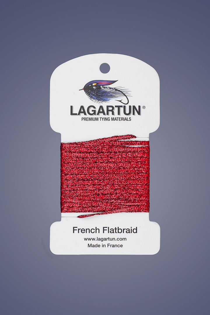 Lagartun Flatbraid - Wire , Tinsel & Lead - Fly Fish Food