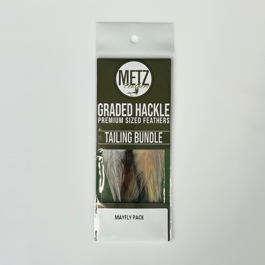 Metz - Hackle Tailing Bundle - Mayfly Pack