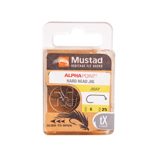 Mustad - Hard Head Jig Hook J60AP - Hooks & Shanks - Fly Fish Food