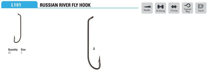 buy ice fishing russian hook Russian River Streamer Fly Hook