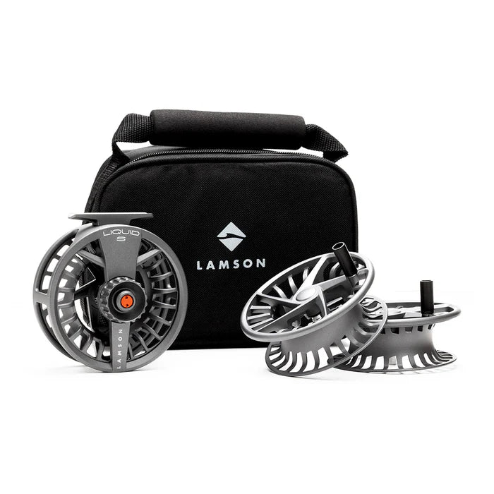 Lamson Racks Lamson - Liquid S HD 3-Pack Smoke – Fly Fish Food