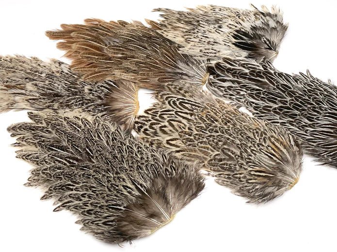 Moonlit India Hen Back Saddles - Feathers & Marabou - Fly Fish Food