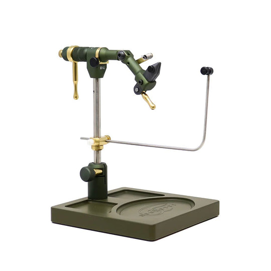 Renzetti - Master Vise - Green Anodized w/Deluxe Pedestal Base - Tools & Vises - Fly Fish Food