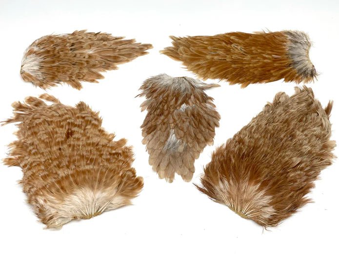 Moonlit India Hen Back Saddles - Feathers & Marabou - Fly Fish Food