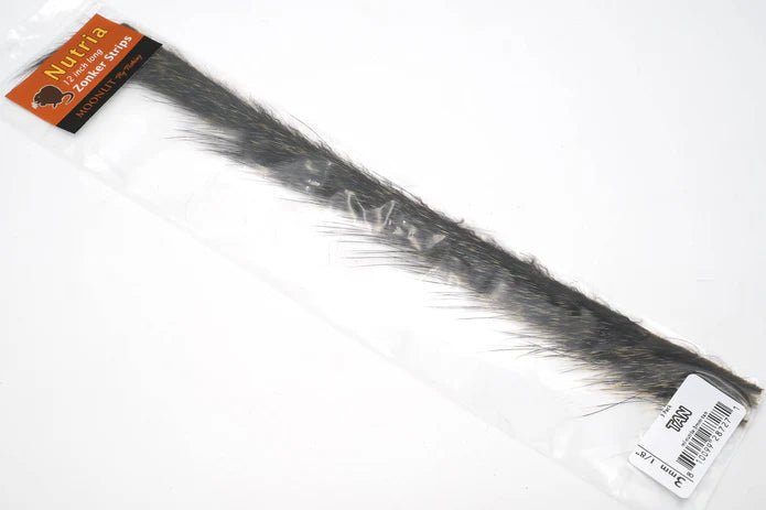 Moonlit Nutria Zonkers 3mm 1/8" - Hair & Fur - Fly Fish Food