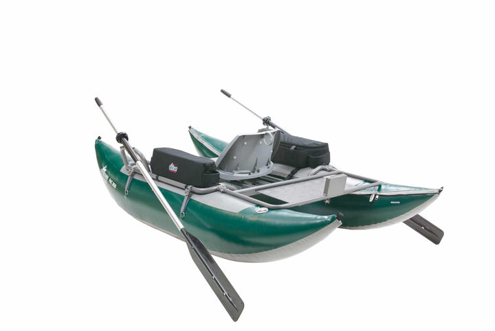 PAC 800 - Pontoon Boat - Green/Gray - Float Tubes &amp; Accessories - Fly Fish Food