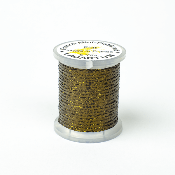 Lagartun Mini Flatbraid - Wire , Tinsel & Lead - Fly Fish Food